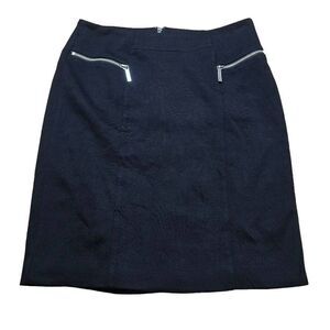 Michael Kors womens Sz 8 black dress Office Skirt